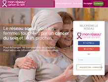 Tablet Screenshot of monreseau-cancerdusein.com